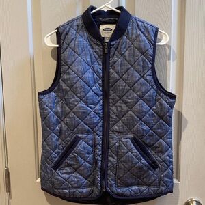 EUC Old Navy Quilted Blue Vest